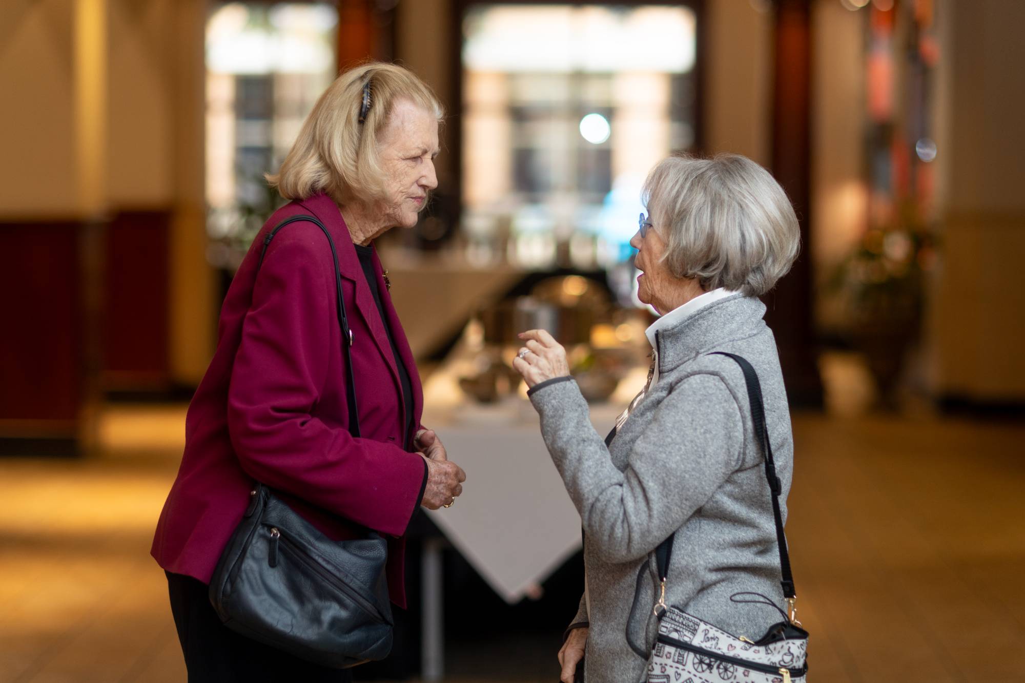 a man asks a question